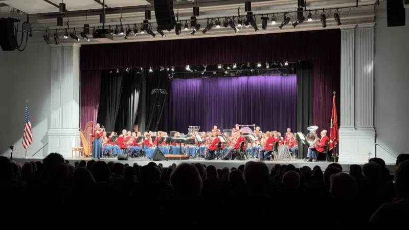 U.S. Marine Band performs at ECU's Wright Auditorium