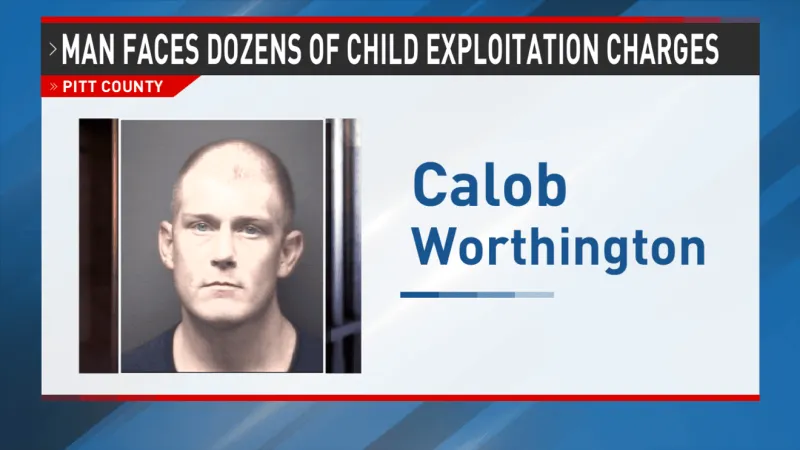 Grifton man held without bond on dozens of child sexual exploitation charges