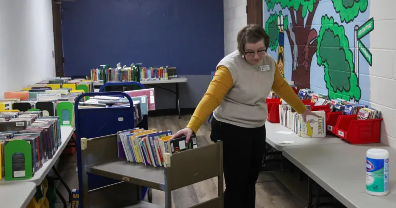 Library pipe leak rains havoc on children's books
