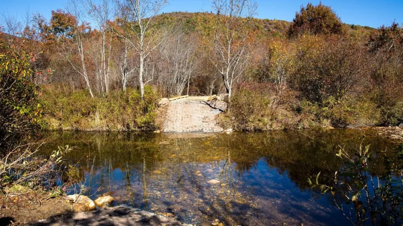 Graveyard Fields' Upper Falls Connector Trail completed on Blue Ridge Parkway
