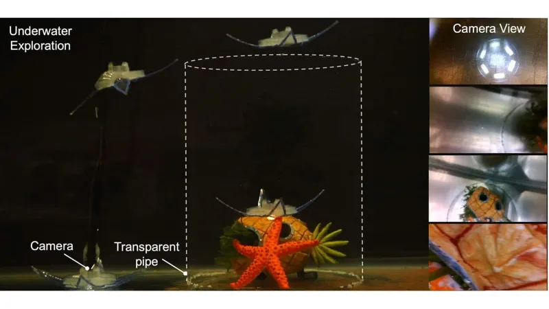 Feather Star-inspired Underwater Robot Gets 3D Maneuverability From Only Two Actuators