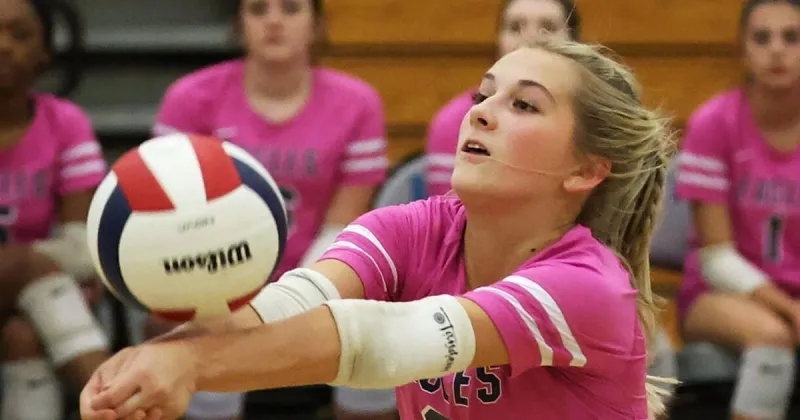 Young East Forsyth volleyball team's 'rollercoaster' season hits high with Reynolds win