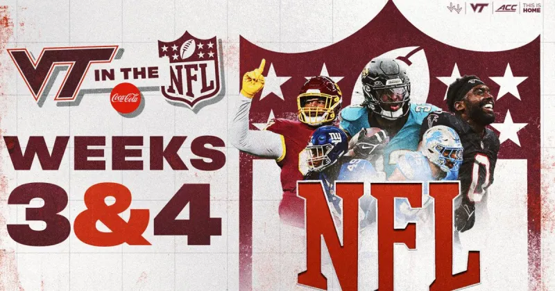 NFL Hokies: Virginia Tech alumni weeks 3 and 4
