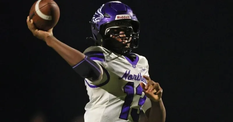 This freshman QB voted Football Player of the Week after nearly perfect game