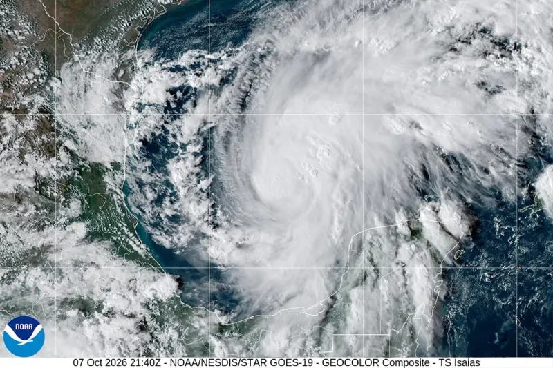 Tropical Storm Isaias is forecast to strike the US Gulf Coast as a hurricane