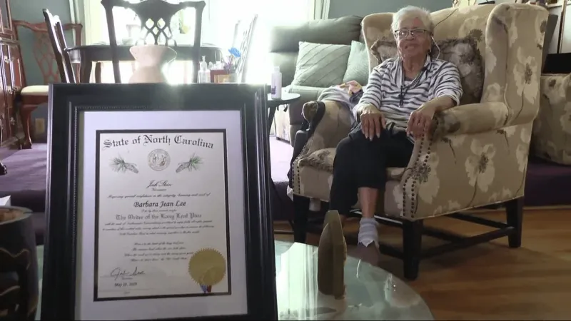 New Bern trailblazer Barbara Lee receives Order of the Long Leaf Pine from Gov. Stein