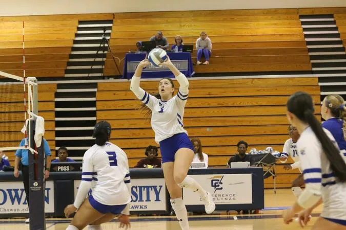 Hawks Keep Pace in Three-Set Contest Against Braves