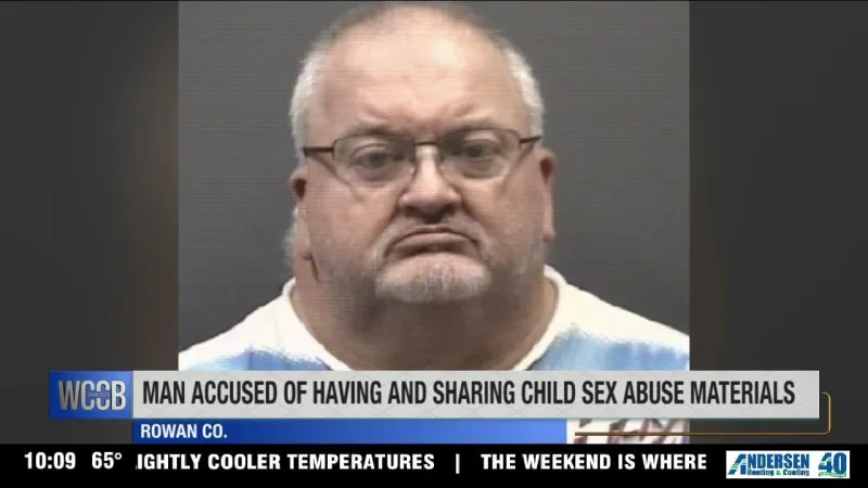 Rowan Co. Sheriff's Deputies arrest man accused of buying and sharing child sexual abuse materials