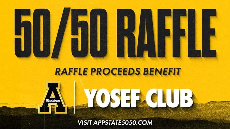 App State Announces 50/50 Raffle for Home Football Games