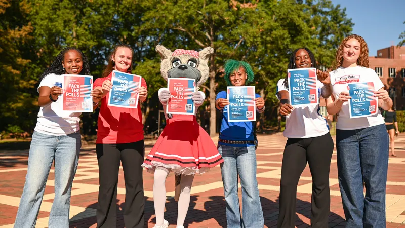 Your Vote Is Your Voice: Pack the Polls Prepares NC State Community for Early Voting