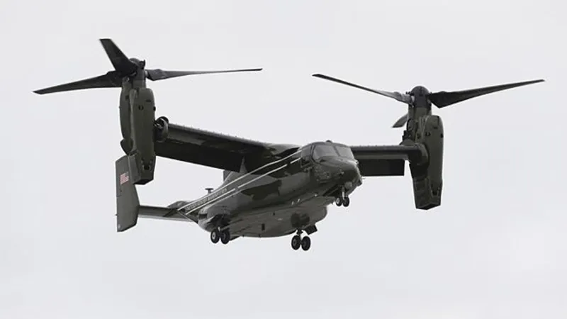 Marine burned, flown to Chapel Hill after Osprey hard landing in Bladen Lakes forest