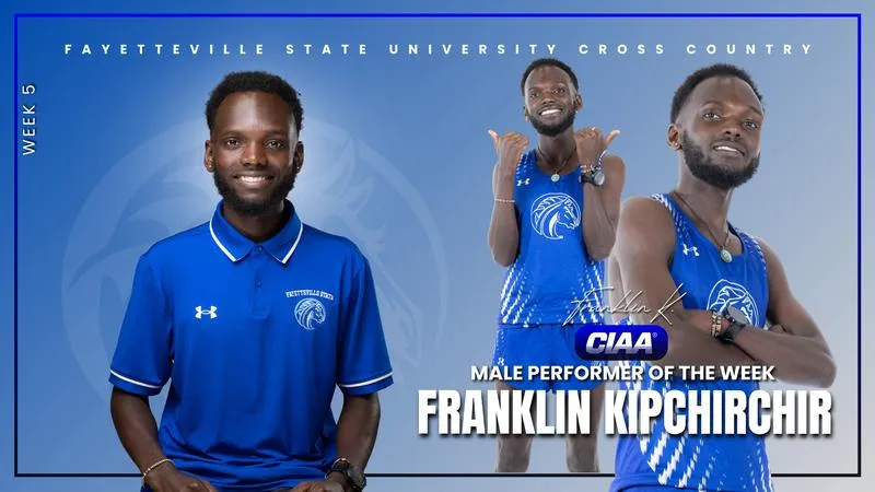Season-Best Run Earns Kipchirchir CIAA Performer of the Week