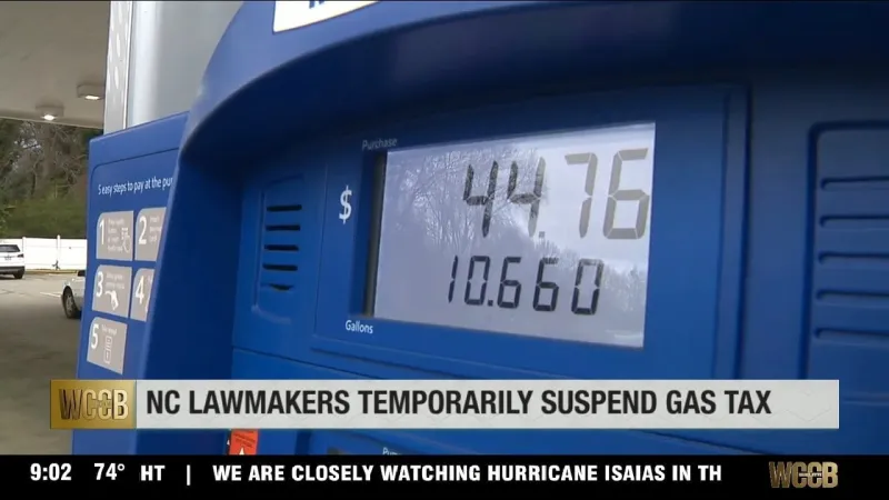 NC lawmakers pass gas tax suspension but it could be a while before drivers see relief