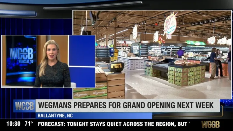 Wegmans prepares for next week's grand opening in Ballantyne
