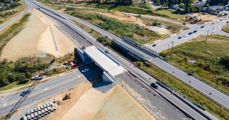 New U.S. 29 South bridge set to open Monday in High Point; detour begins Friday
