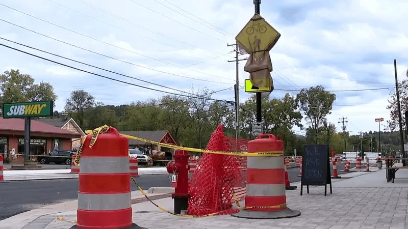 Old Fort nears finish of Catawba Avenue Streetscape, aims for more walkable downtown