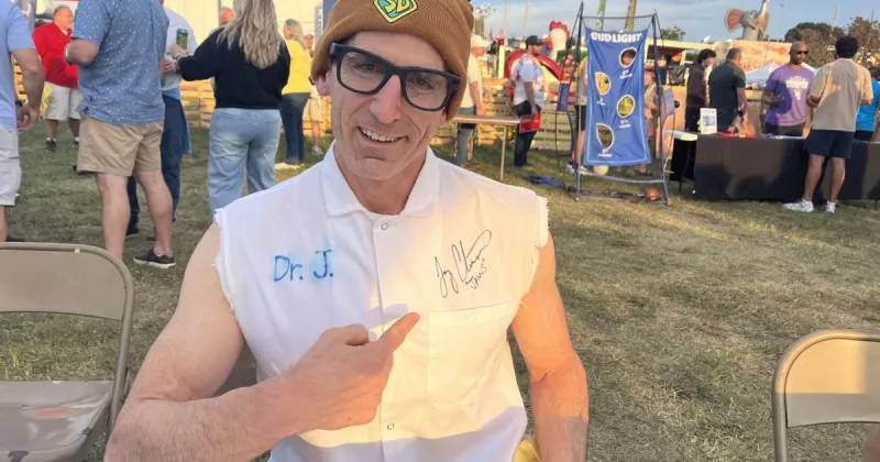 Mild-manner professor by day, newly crowned Carolina Classic hot dog champ by night