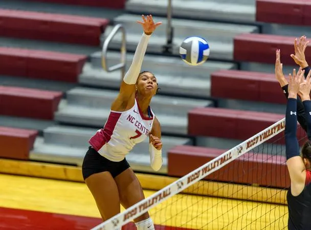 Eagles Battle Howard In Four-Set Road Loss