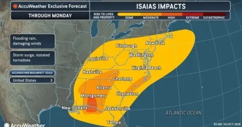 Weakened Isaias still threatens NC, NWS says. Here's the timeline of the heaviest impacts