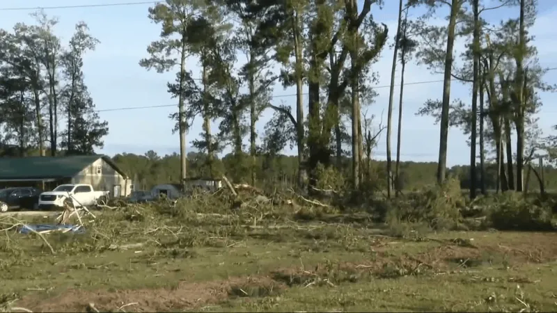 EF-1 tornado near Kinston brought 90-100 mph winds; path size still under review