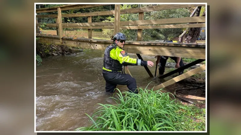 Swift water rescue team helps 99-year-old escape flash flooding in Burke County