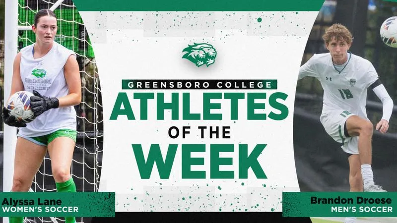 Freshmen Lane and Droese Capture Athletes of the Week