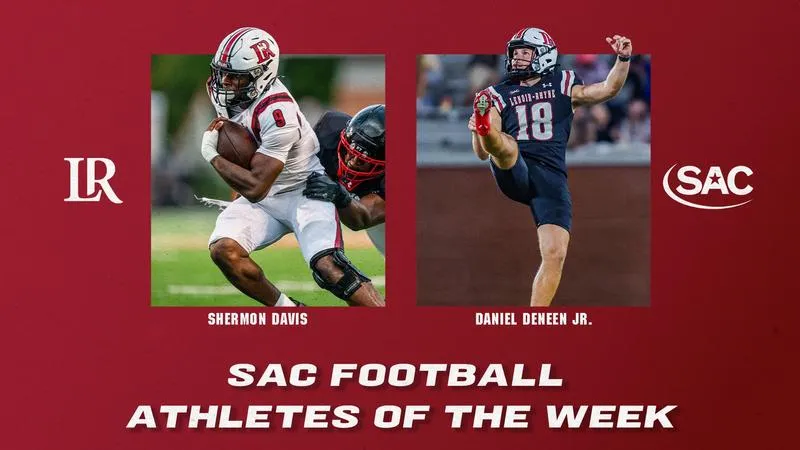 Shermon Davis and Daniel Deneen Jr. take home SAC Athlete of the Week honors