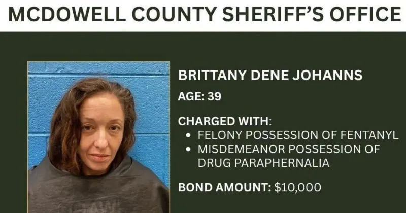 Nebo woman charged with fentanyl possession following traffic stop
