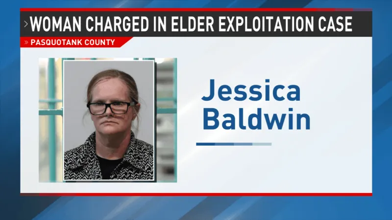 Pasquotank County woman charged with exploiting elderly man