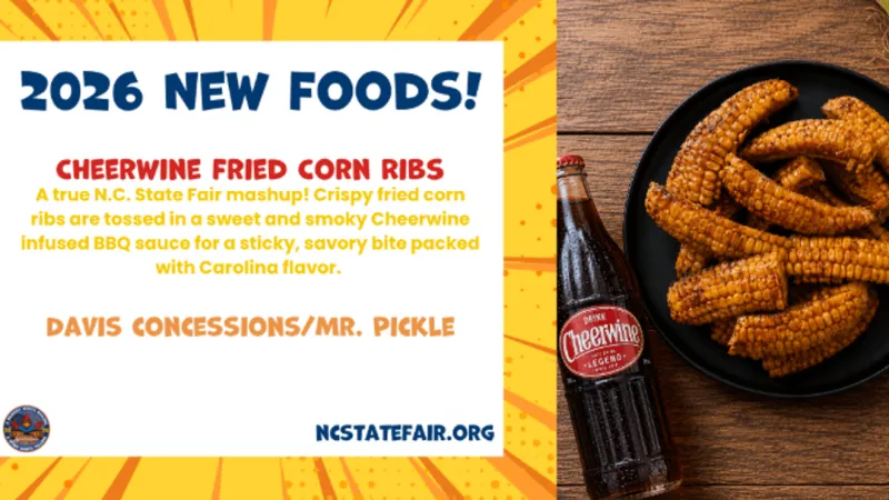Pickle cheesecake, Cheerwine corn ribs and more: What's new on the N.C. State Fair menu