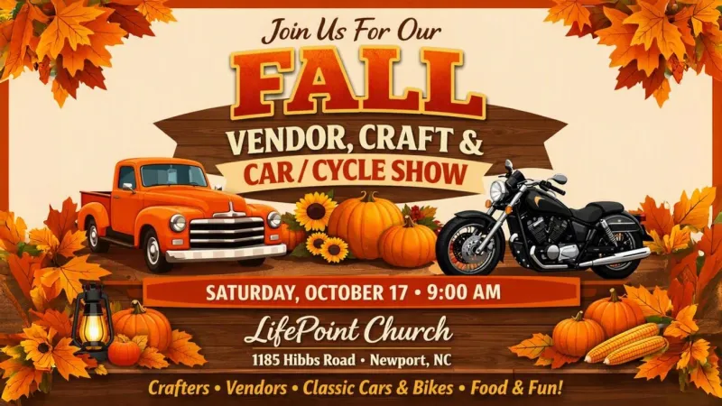 Fall vendor, craft and vehicle show planned Oct. 17 in Newport