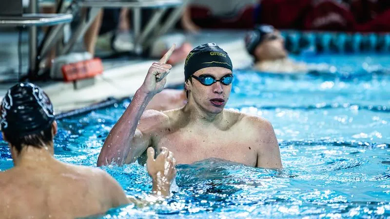 Carrico Earns CAA Swimming Honors