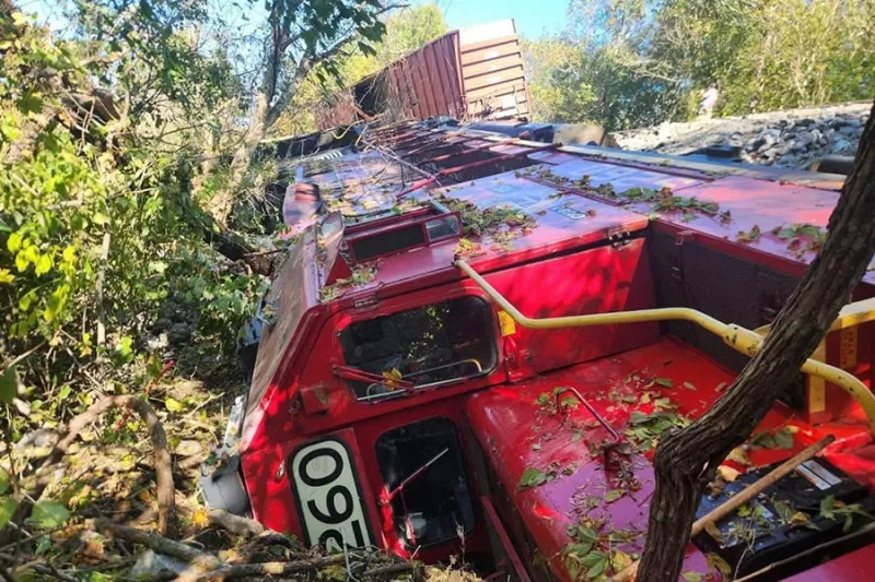 Morganton Public Safety responds to train derailment