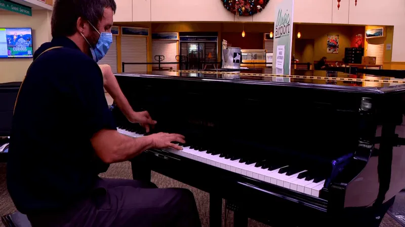 Ask 13: Are the pianists at Asheville Regional Airport paid employees?