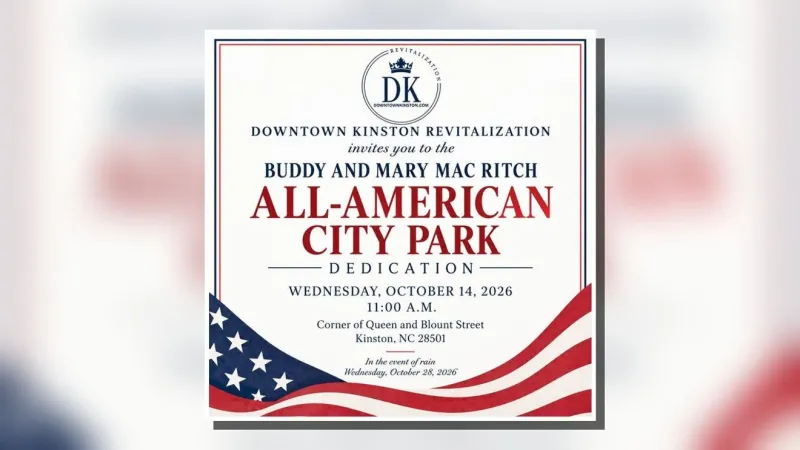 Downtown Kinston Revitalization to dedicate All-American City Park