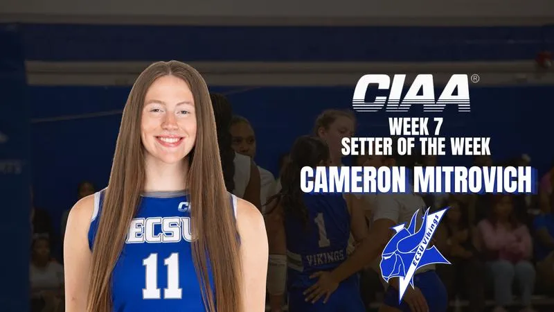 Mitrovich Earns Week Seven CIAA Setter of the Week Honor