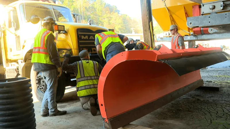Despite hot fall weather, N.C. Department of Transportation crews preparing for winter