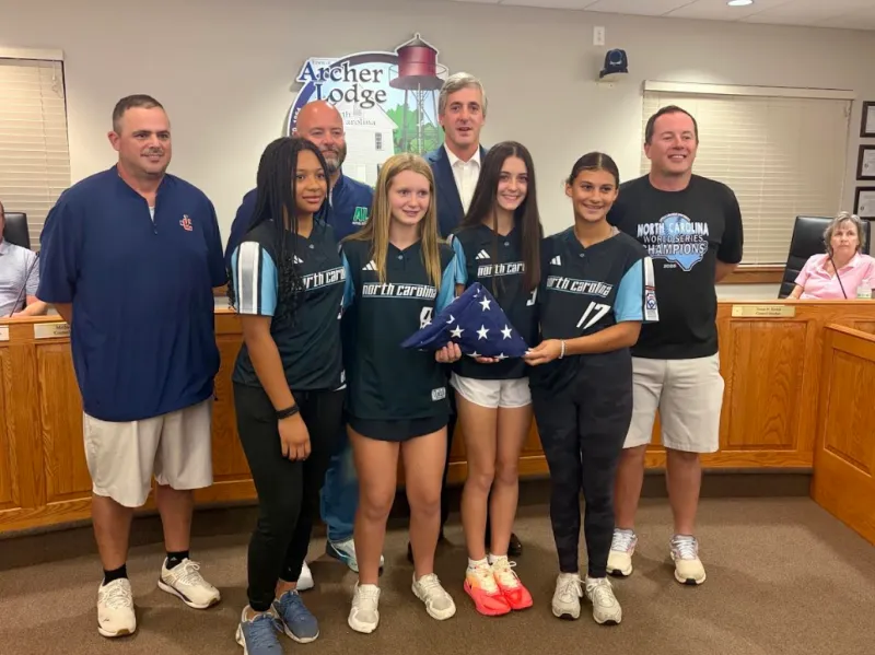 World Series Champions Honored By Archer Lodge, Congressman Brad Knott