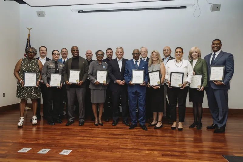 Governor Stein Celebrates Exceptional North Carolinians at Long Leaf Pine Presentation