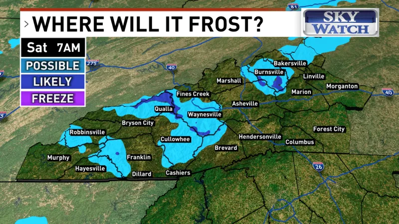Strong wind, chilly temperatures headed to western North Carolina this weekend