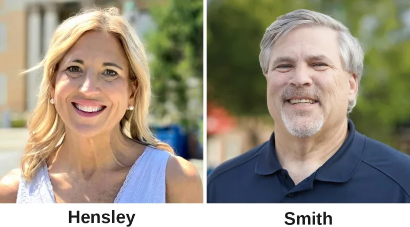 VOTER GUIDE: Hensley, Smith vie to succeed Volk