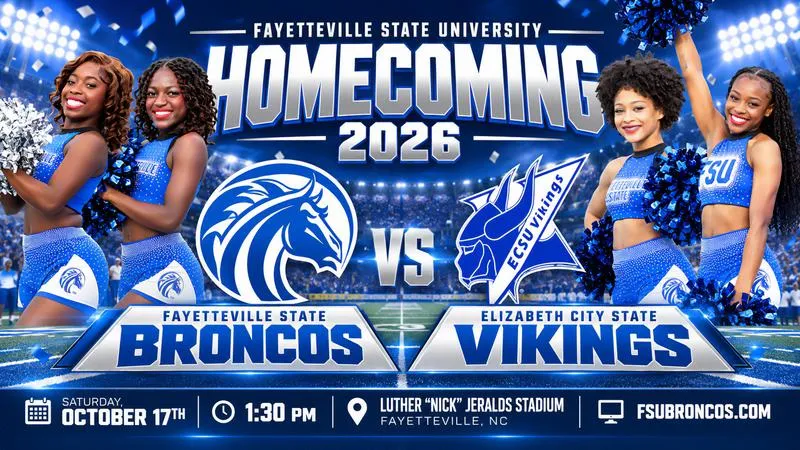 Homecoming Saturday: Broncos Set to Battle Vikings in CIAA Matchup
