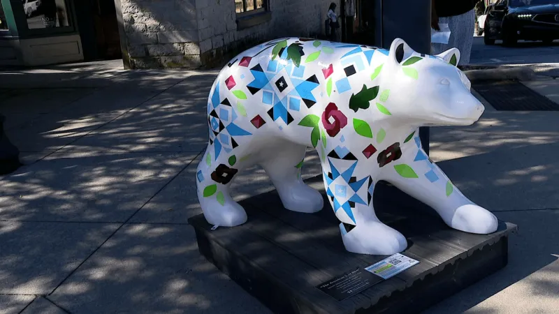 Hand-painted Hendersonville bear sculptures go up for auction