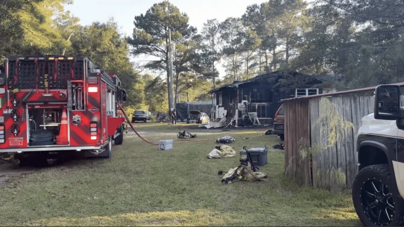 Fire on Luther Banks Road contained in about 20 minutes