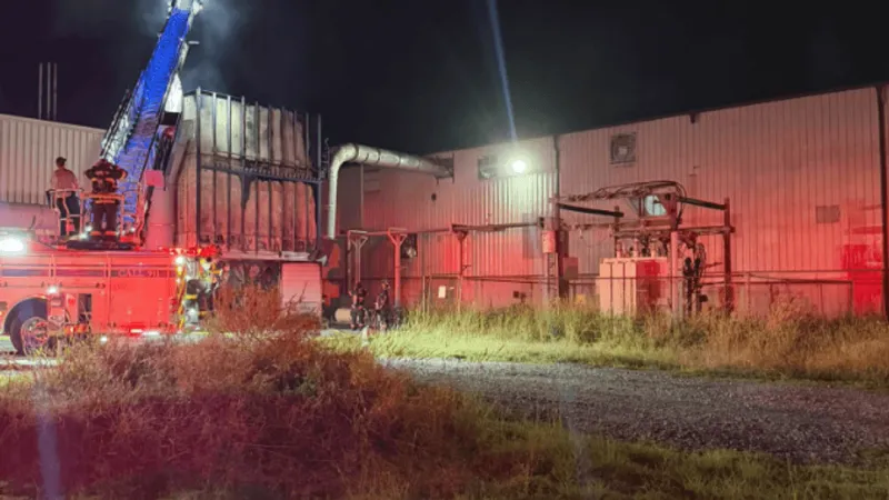 Crews respond to commercial fire along N.C. 24