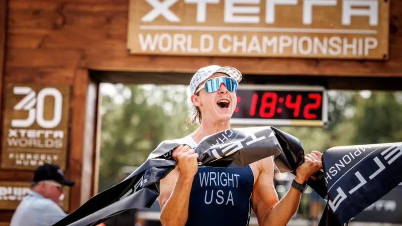 Wingate's Lucas Wright reflects on his "wild weekend of triathlon"