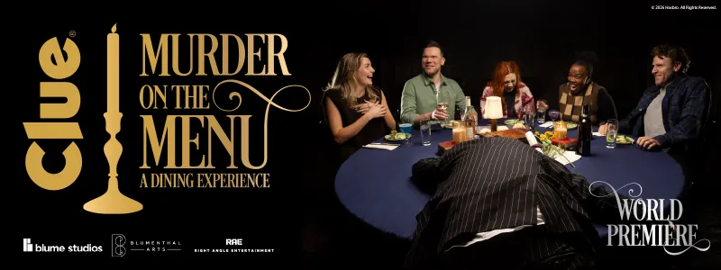 Get tickets for Clue: Murder on the Menu-the latest Blume Studios experience Oct. 9-Dec. 6