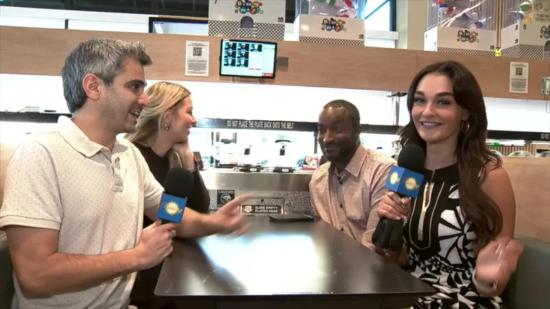 Rising crew heads to Kura Revolving Sushi