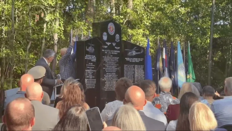 Memorial honoring 31 fallen Marine aviators unveiled in Jacksonville