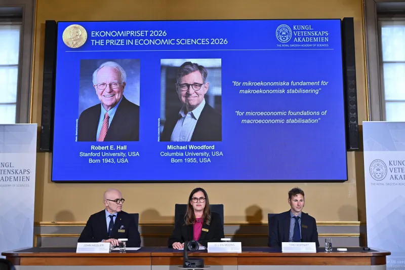 2 Americans win Nobel for work on managing economic shocks